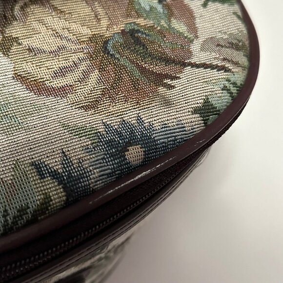 RARE VINTAGE DVF FLORAL COSMETIC MAKEUP BAG - Picture 12 of 12